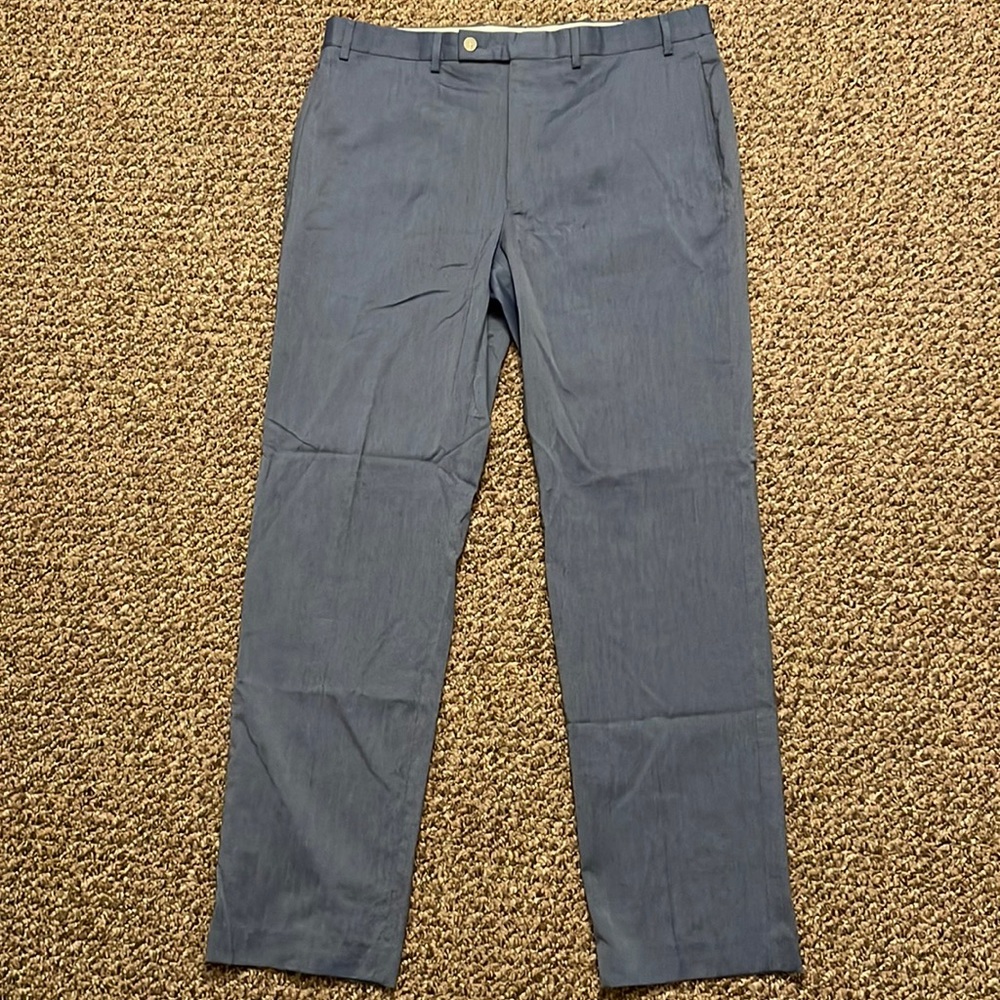 LAUREN Ralph Lauren Mens Dress Slacks 36x32 Blue Preowned